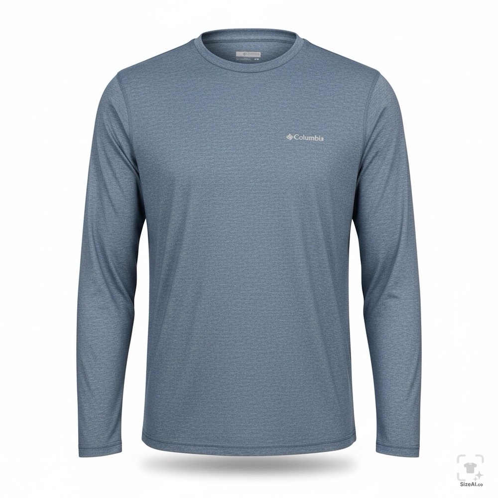Columbia Men's Slate Blue Long Sleeve Tee